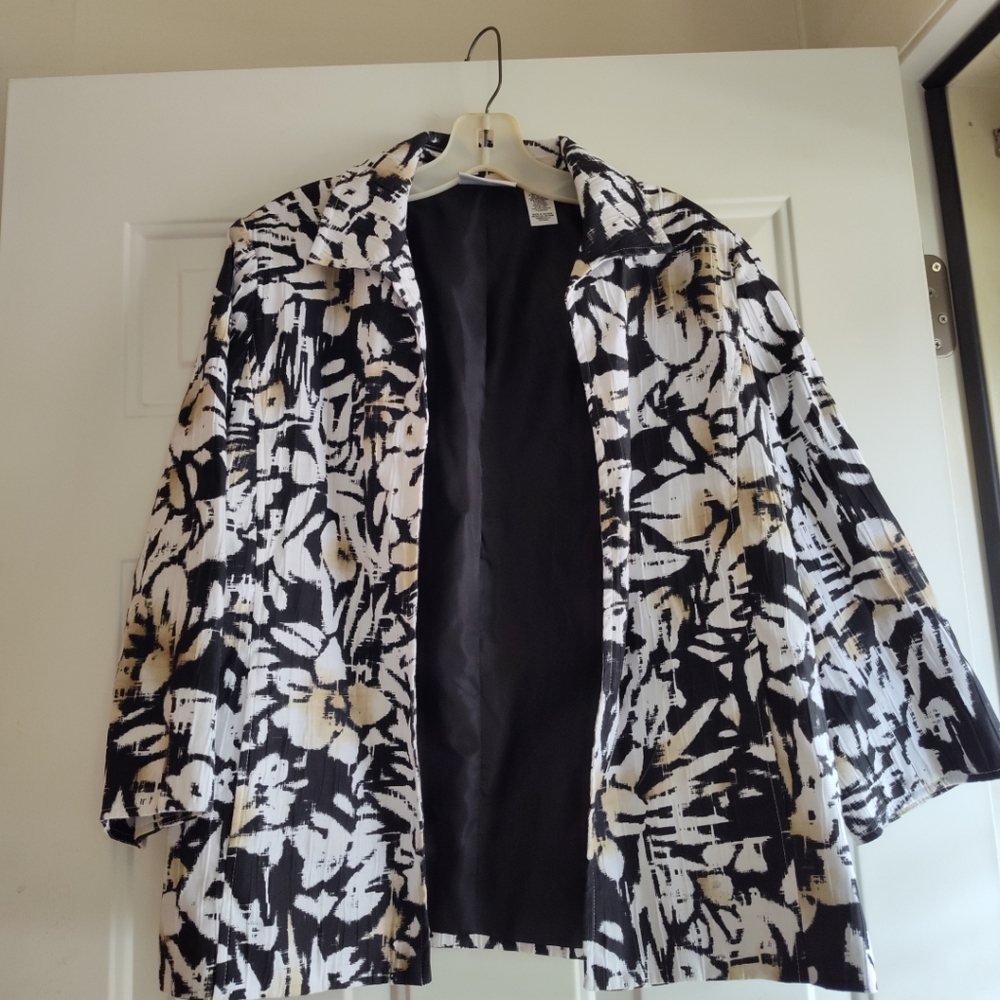 Women's Alfred Dunner Blazer Jacket Size 8 Bust 40"